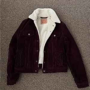 Levi’s Corduroy Sherpa Trucker Jacket - Size M